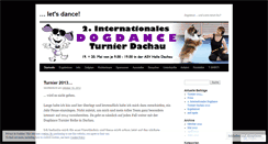Desktop Screenshot of dogdancedachau.wordpress.com
