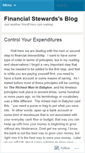 Mobile Screenshot of financialstewards.wordpress.com