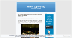 Desktop Screenshot of femeisupersexy.wordpress.com