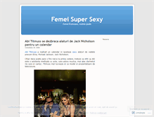 Tablet Screenshot of femeisupersexy.wordpress.com