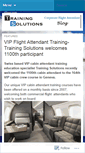 Mobile Screenshot of flightattendanttraining.wordpress.com