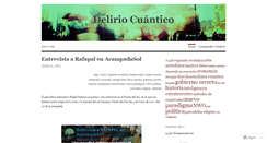 Desktop Screenshot of deliriuminterspinas.wordpress.com