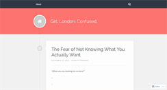 Desktop Screenshot of confusediamtoo.wordpress.com