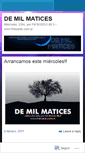 Mobile Screenshot of demilmatices.wordpress.com