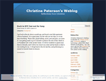 Tablet Screenshot of patersoncm.wordpress.com