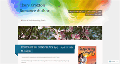 Desktop Screenshot of clairecroxtonromanceauthor.wordpress.com