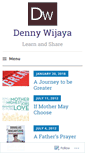 Mobile Screenshot of dennywj.wordpress.com