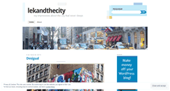 Desktop Screenshot of lekandthecity.wordpress.com