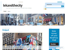 Tablet Screenshot of lekandthecity.wordpress.com