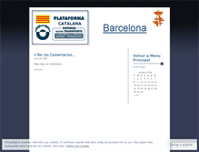 Tablet Screenshot of plataformacatalana.wordpress.com