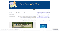 Desktop Screenshot of duirschool.wordpress.com