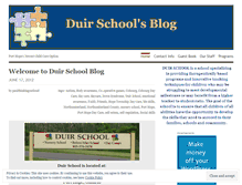Tablet Screenshot of duirschool.wordpress.com