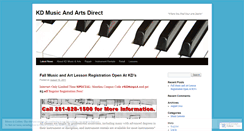 Desktop Screenshot of kdmusicdirect.wordpress.com