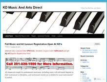 Tablet Screenshot of kdmusicdirect.wordpress.com