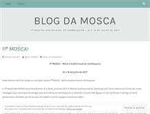 Tablet Screenshot of blogdamosca.wordpress.com