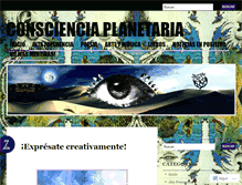 Tablet Screenshot of conscienciaplanetaria.wordpress.com