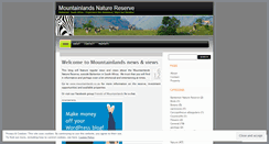 Desktop Screenshot of mountainlands.wordpress.com