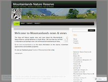 Tablet Screenshot of mountainlands.wordpress.com