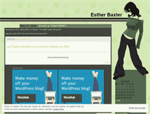 Tablet Screenshot of estherbaxter.wordpress.com