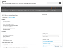 Tablet Screenshot of jm2m.wordpress.com