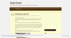 Desktop Screenshot of gulahuset.wordpress.com