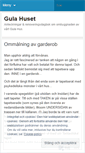 Mobile Screenshot of gulahuset.wordpress.com