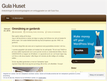 Tablet Screenshot of gulahuset.wordpress.com