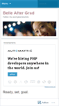 Mobile Screenshot of belleaftergrad.wordpress.com