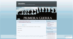 Desktop Screenshot of historiaaraposo.wordpress.com