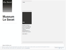 Tablet Screenshot of museumlesecet.wordpress.com
