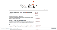 Desktop Screenshot of ohshift.wordpress.com
