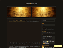 Tablet Screenshot of damiensblackbook.wordpress.com