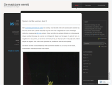 Tablet Screenshot of demaakbarewereld.wordpress.com