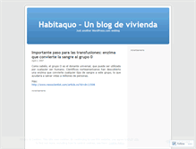 Tablet Screenshot of mihabitaquo.wordpress.com