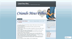 Desktop Screenshot of criandomeusfilhos.wordpress.com