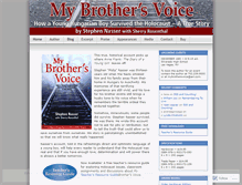 Tablet Screenshot of mybrothersvoice.wordpress.com