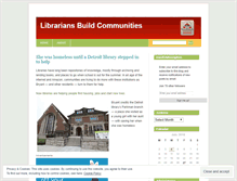 Tablet Screenshot of librariansbuildcommunities.wordpress.com