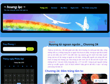Tablet Screenshot of hoanglac.wordpress.com