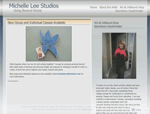 Tablet Screenshot of michelleleestudios.wordpress.com