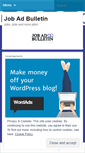 Mobile Screenshot of jobadbulletin.wordpress.com