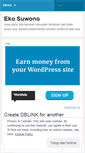 Mobile Screenshot of ekosuwono.wordpress.com