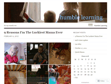 Tablet Screenshot of humblelearning.wordpress.com