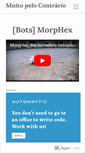 Mobile Screenshot of muitopelocontrario.wordpress.com