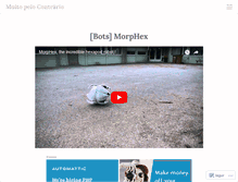 Tablet Screenshot of muitopelocontrario.wordpress.com
