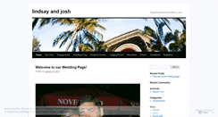 Desktop Screenshot of lindsayandjosh.wordpress.com