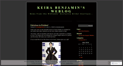 Desktop Screenshot of keirabenjamin.wordpress.com