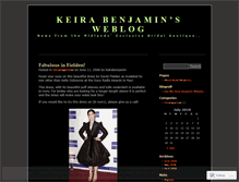 Tablet Screenshot of keirabenjamin.wordpress.com