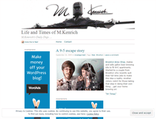 Tablet Screenshot of mkenrich.wordpress.com