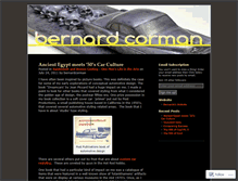 Tablet Screenshot of bernardcorman.wordpress.com