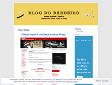 Tablet Screenshot of blogdobarbeiro.wordpress.com